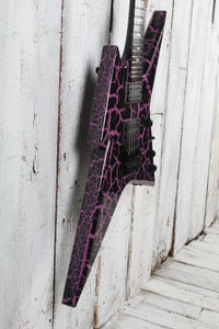 BC Rich Ironbird MK1 Legacy with Floyd Rose Electric Guitar Purple Crackle