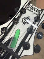 Schecter Synyster Standard Electric Guitar Gloss White with Black Pinstripes