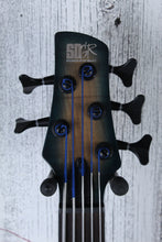 Load image into Gallery viewer, Ibanez SRD905 5 String Electric Bass Guitar Cosmic Blue Starburst Low Gloss