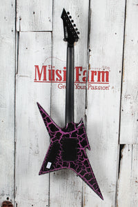 BC Rich Ironbird MK1 Legacy with Floyd Rose Electric Guitar Purple Crackle