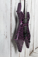 Load image into Gallery viewer, BC Rich Warlock Legacy with Floyd Rose Electric Guitar Purple Crackle