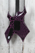 Load image into Gallery viewer, BC Rich Warlock Legacy with Floyd Rose Electric Guitar Purple Crackle