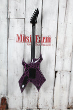 Load image into Gallery viewer, BC Rich Warlock Legacy with Floyd Rose Electric Guitar Purple Crackle