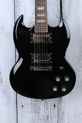 Epiphone Power Players SG Solid Body Electric Guitar Dark Matter with Gig Bag Strap Picks and Cable