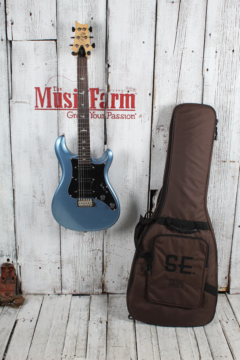 PRS SE NF 3 Solid Body Electric Guitar  Ice Blue Metallic Finish with Gig Bag Secondary image