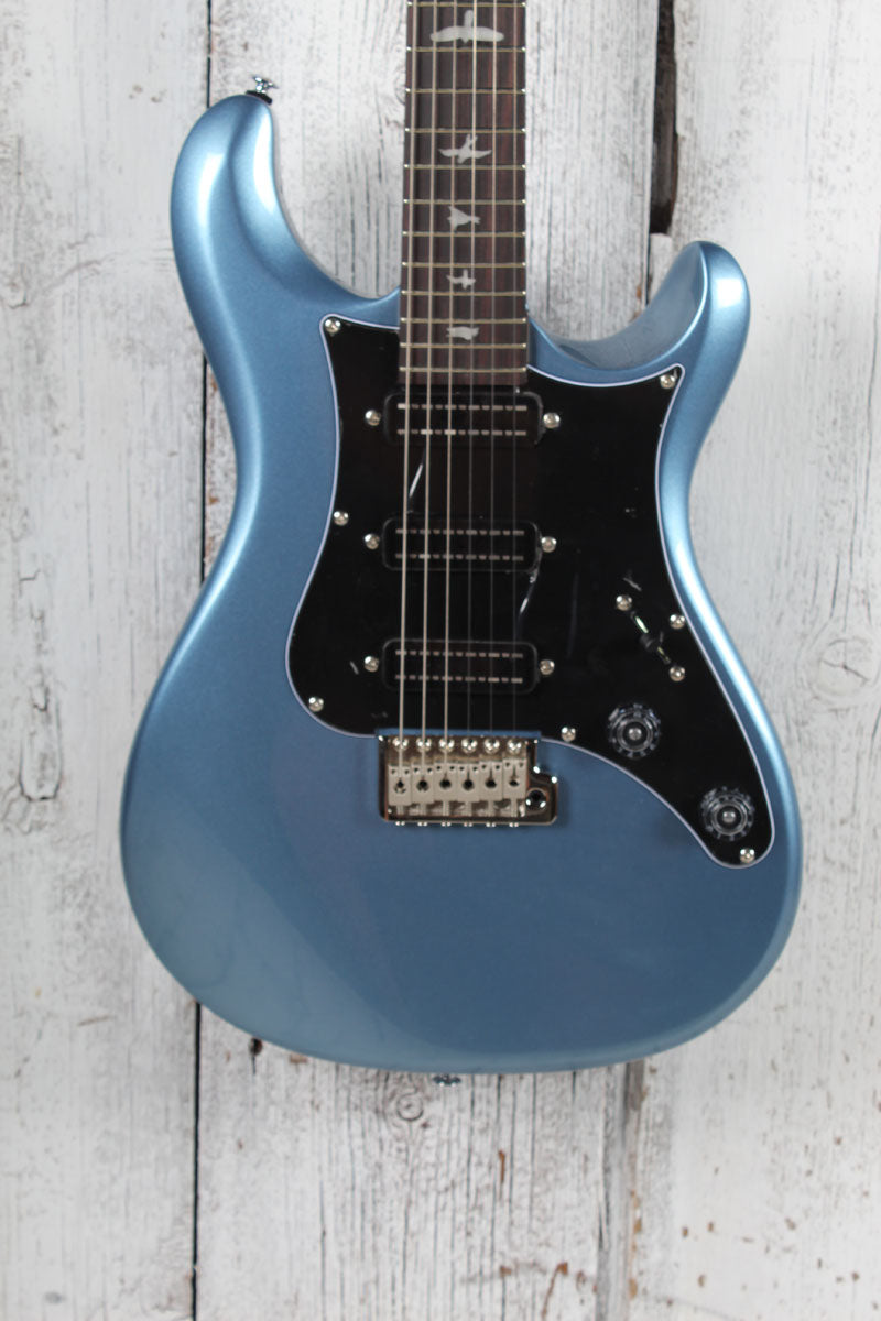 PRS SE NF 3 Solid Body Electric Guitar  Ice Blue Metallic Finish with Gig Bag Main image