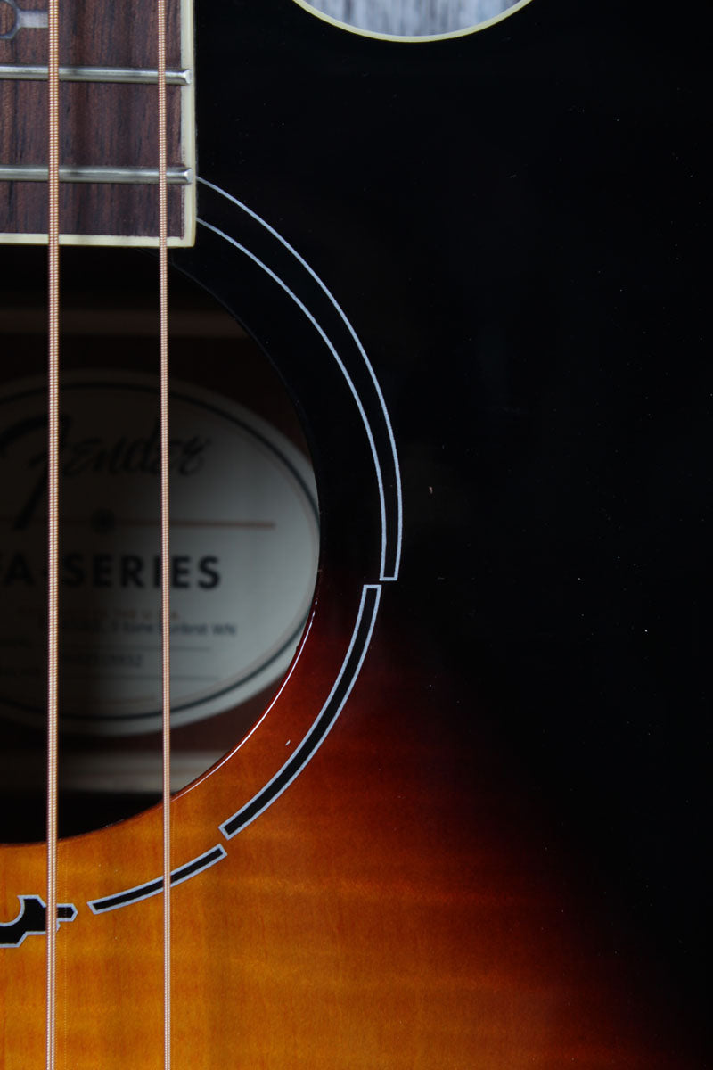 Fender FA-450CE 4 String Jumbo Cutaway Acoustic Electric Bass Guitar Sunburst