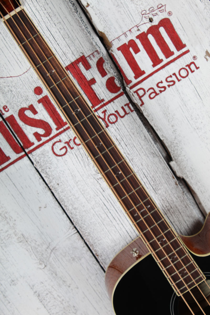 Fender FA-450CE 4 String Jumbo Cutaway Acoustic Electric Bass Guitar Sunburst