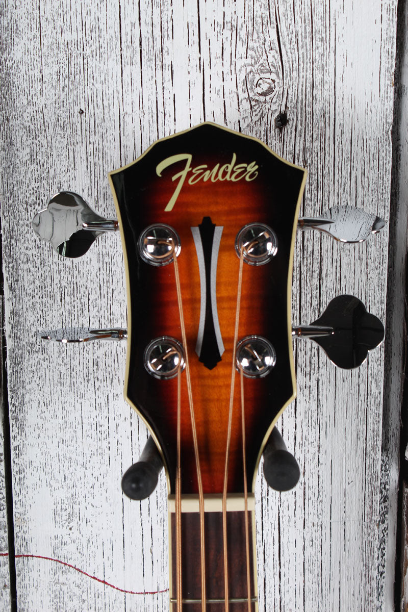 Fender FA-450CE 4 String Jumbo Cutaway Acoustic Electric Bass Guitar Sunburst