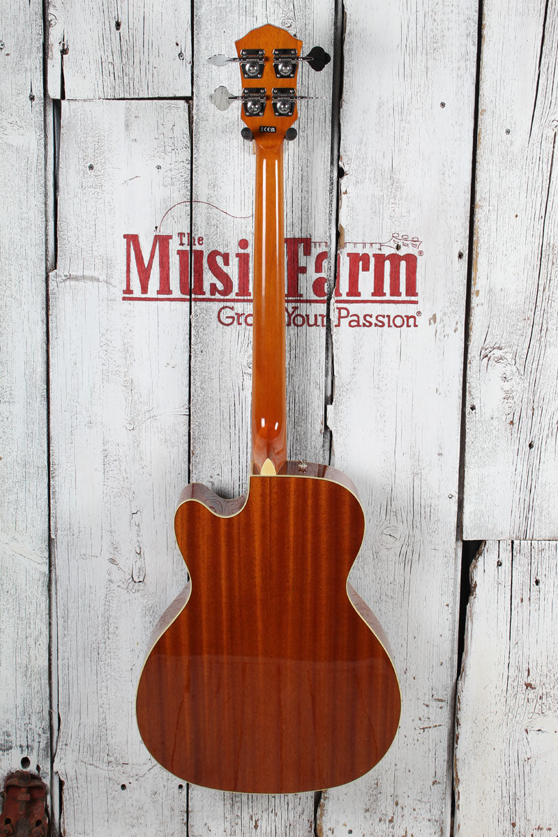 Fender FA-450CE 4 String Jumbo Cutaway Acoustic Electric Bass Guitar Sunburst