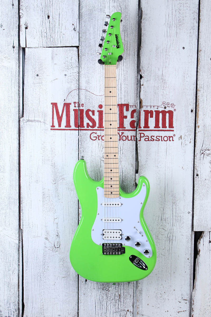 Kramer Original Collection Focus VT-211S HSS Electric Guitar Neon Green Finish