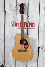Fender CD-60SCE 12 String Dreadnought Acoustic Electric Guitar Solid Spruce Top