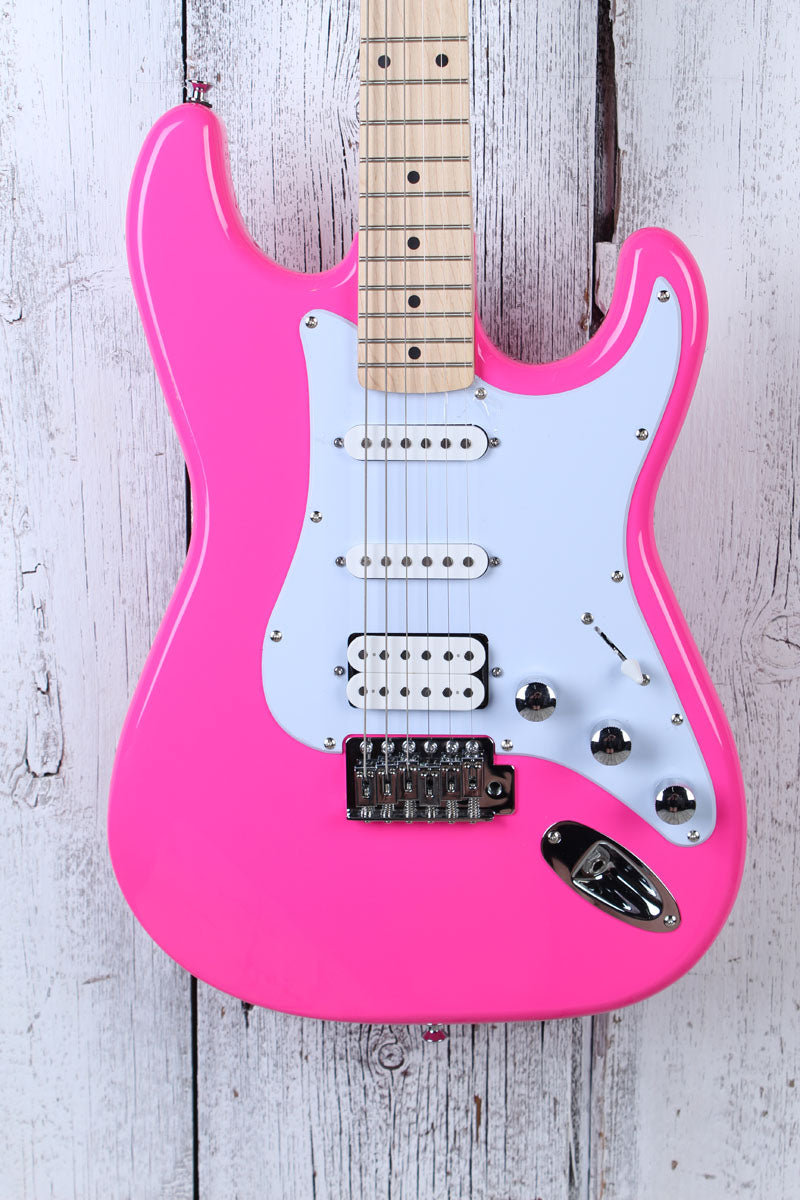 Kramer Original Collection Focus VT-211S HSS Electric Guitar Hot Pink Finish