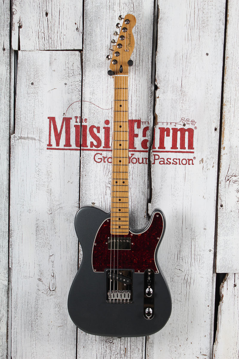 Fender LTD Player II Telecaster Electric Guitar Charcoal Frost Metallic