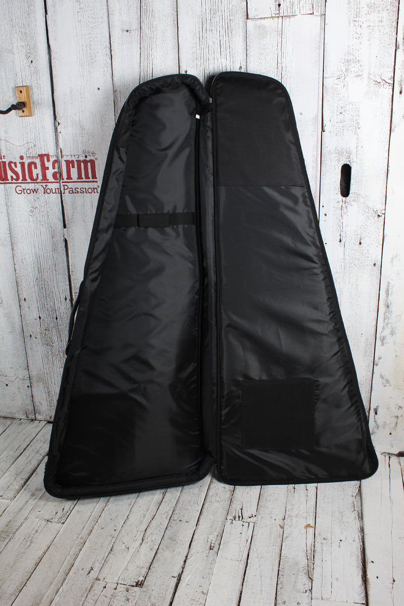 Dean DGB LG Deluxe Gig Bag Large Guitar Gig Bag Electric Guitar Gig Bag Black