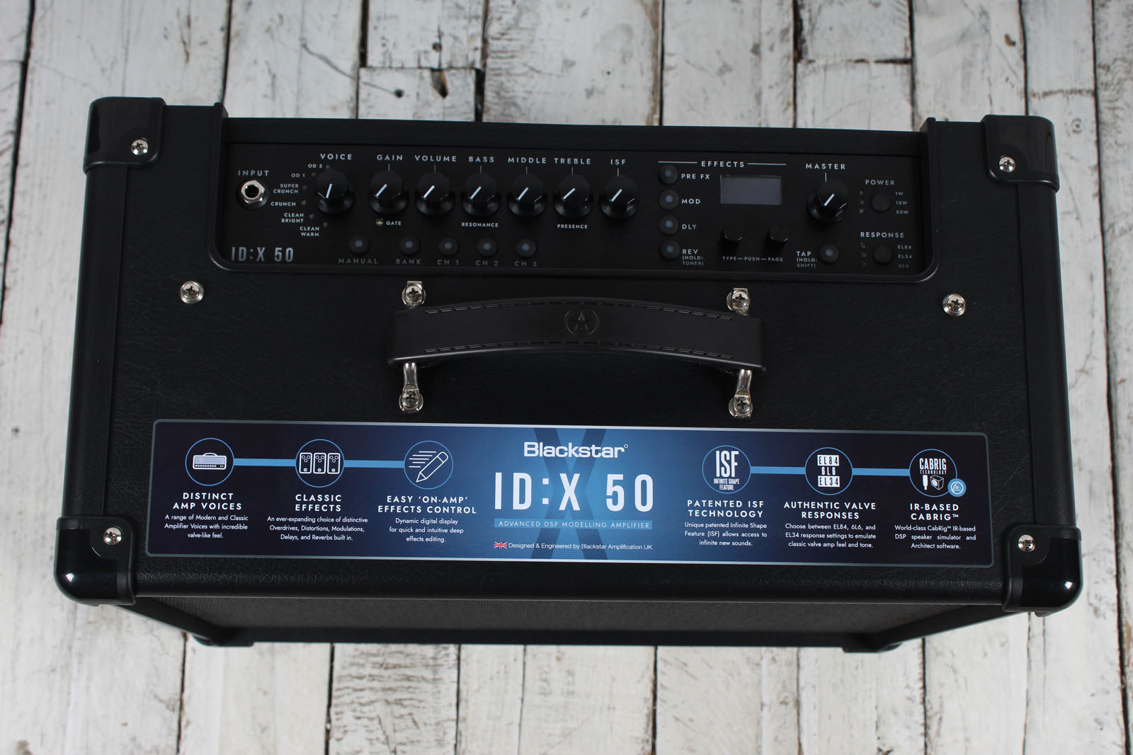 Blackstar ID:X 50 Electric Guitar Amplifier 50 Watt 1 x 12 Digital Combo Amp