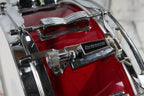 Ludwig Vintage 1970s Vistalite 5 Piece Drum Kit Red Vistalite Acrylic Drum Set
