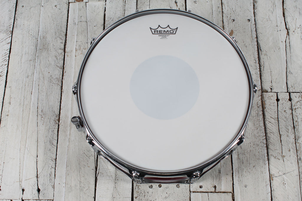 Ludwig Vintage 1970s Vistalite 5 Piece Drum Kit Red Vistalite Acrylic Drum Set