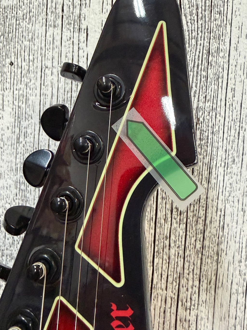 Schecter FR-S Przym Vespid Solid Body Electric Guitar Metallic Red Finish