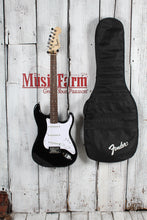 Load image into Gallery viewer, Squier Classic Series Stratocaster Electric Guitar Black Finish with Gig Bag