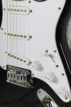 Load image into Gallery viewer, Squier Classic Series Stratocaster Electric Guitar Black Finish with Gig Bag