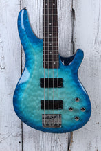 Load image into Gallery viewer, Schecter C-4 Plus 4 String Electric Bass Guitar Quilt Maple Top Ocean Blue Burst