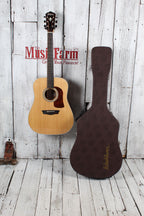 Washburn D100SWE Dreadnought Acoustic Electric Guitar with Hardshell Case