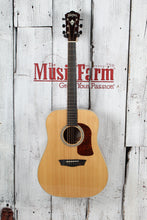 Load image into Gallery viewer, Washburn D100SWE Dreadnought Acoustic Electric Guitar with Hardshell Case