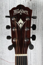 Load image into Gallery viewer, Washburn D100SWE Dreadnought Acoustic Electric Guitar with Hardshell Case