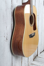 Washburn D100SWE Dreadnought Acoustic Electric Guitar with Hardshell Case