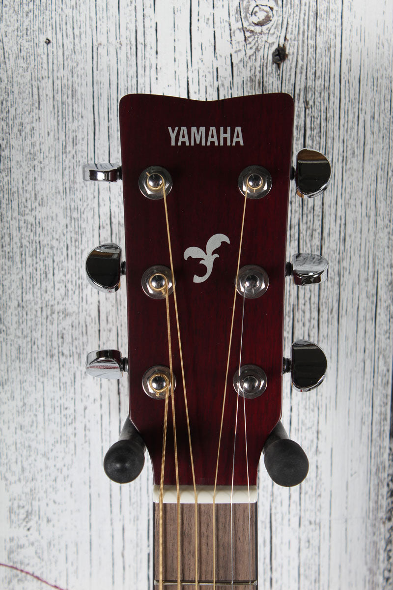 Yamaha FSX800C Concert Cutaway Acoustic Electric Guitar Solid Spruce Ruby Red
