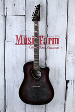 Load image into Gallery viewer, Ibanez Altstar ALT30FM Acoustic Electric Guitar Flame Maple Top Red Doom Burst