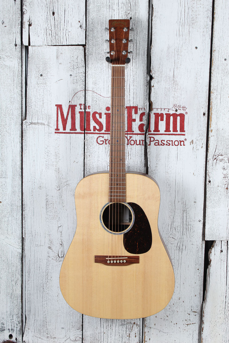Martin D-X2E Mahogany Dreadnought Acoustic Electric Guitar with Gig Bag