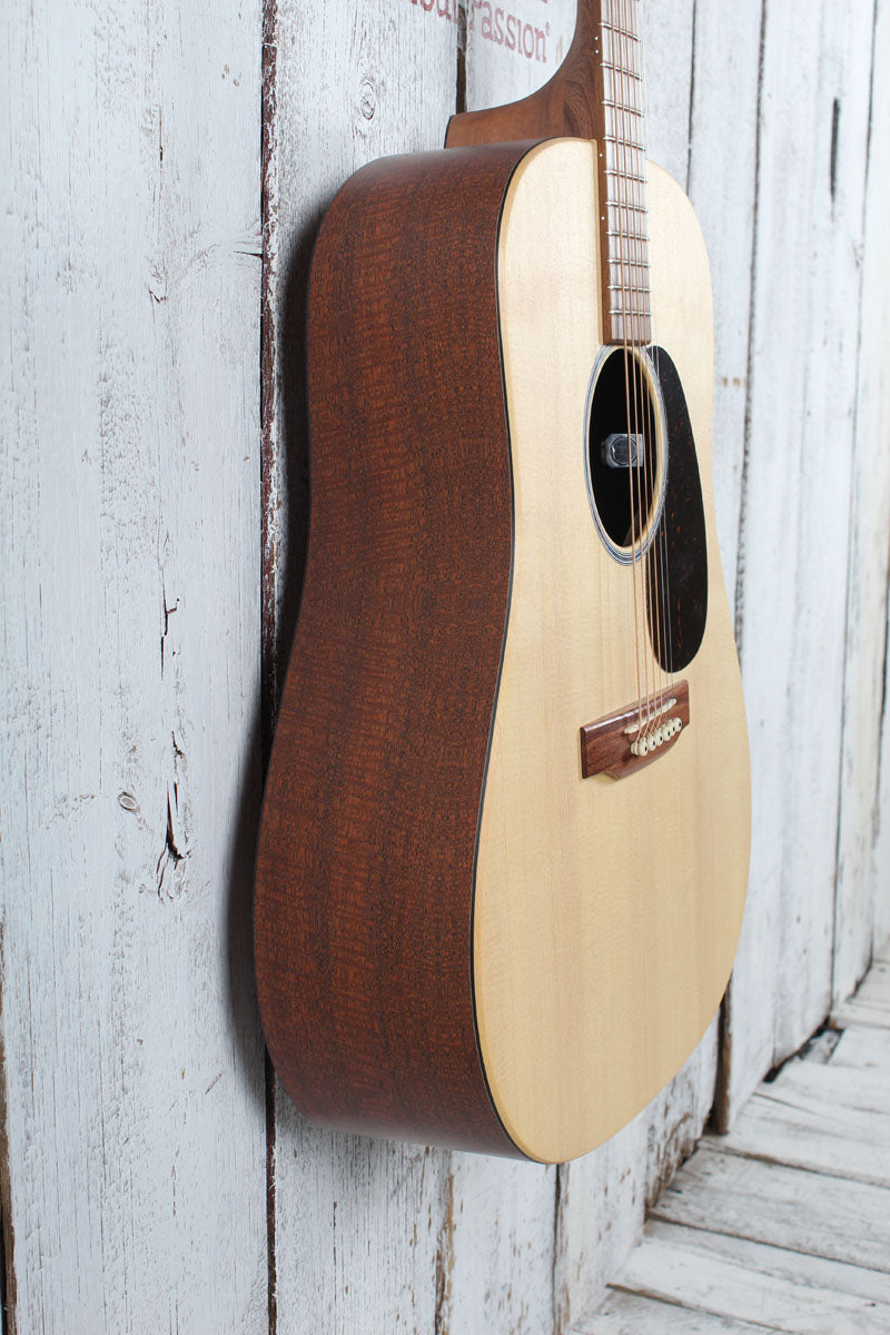 Martin D-X2E Mahogany Dreadnought Acoustic Electric Guitar with Gig Bag