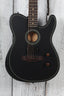 Fender Acoustasonic Standard Telecaster Acoustic Electric Guitar Black
