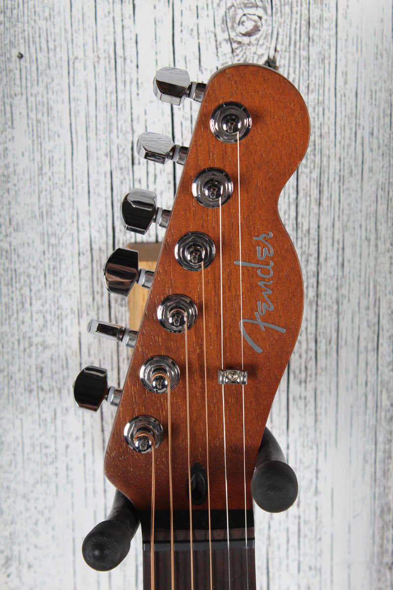 Fender Acoustasonic Standard Telecaster Acoustic Electric Guitar Black