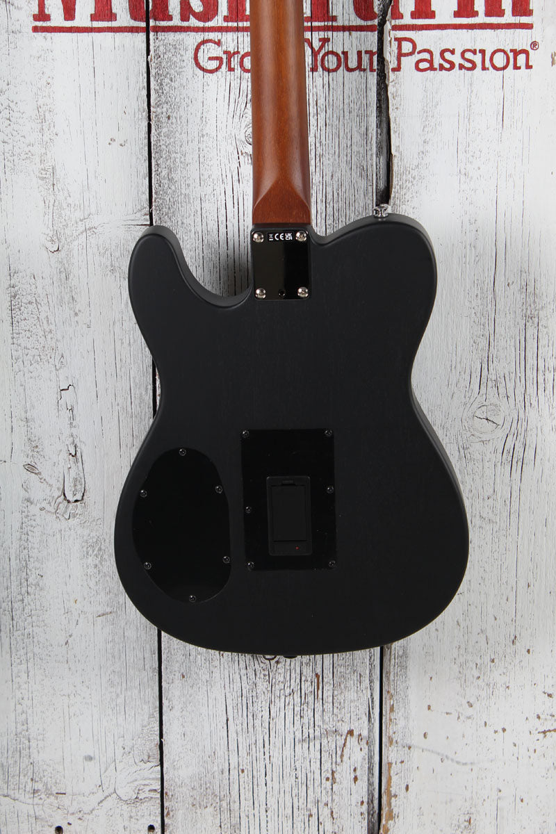 Fender Acoustasonic Standard Telecaster Acoustic Electric Guitar Black