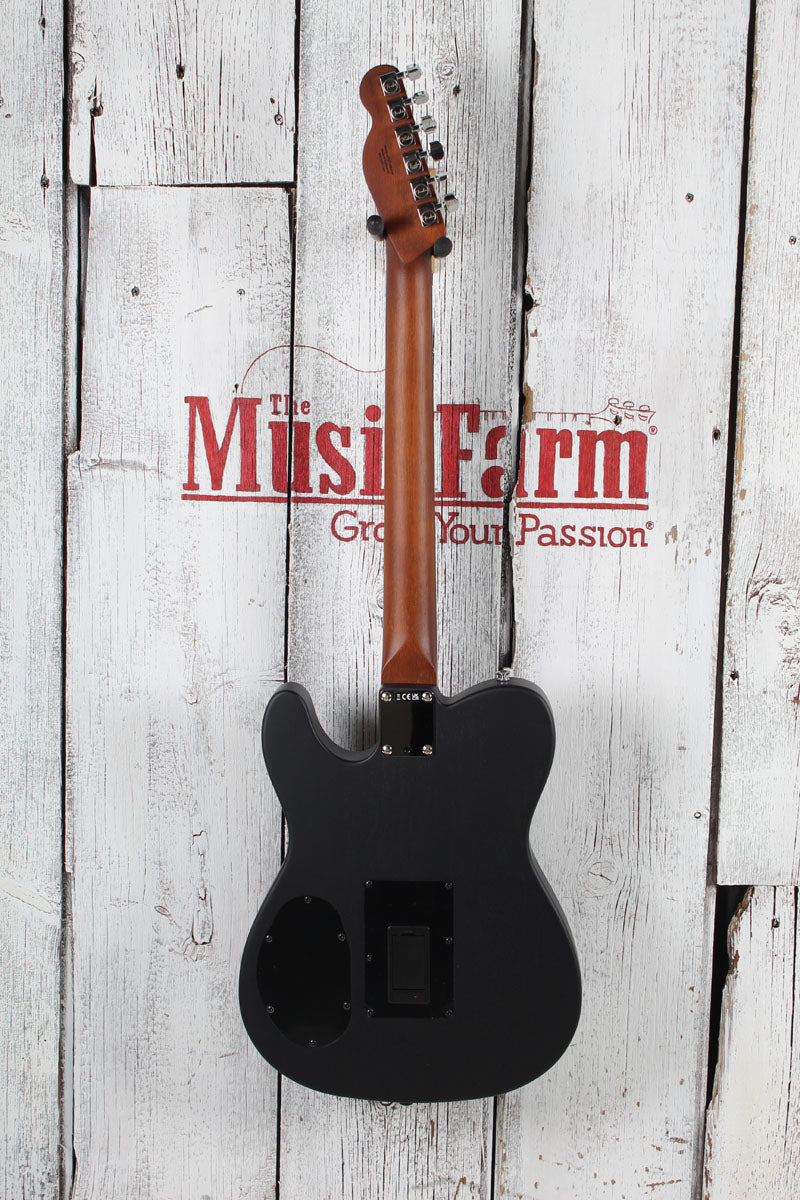 Fender Acoustasonic Standard Telecaster Acoustic Electric Guitar Black