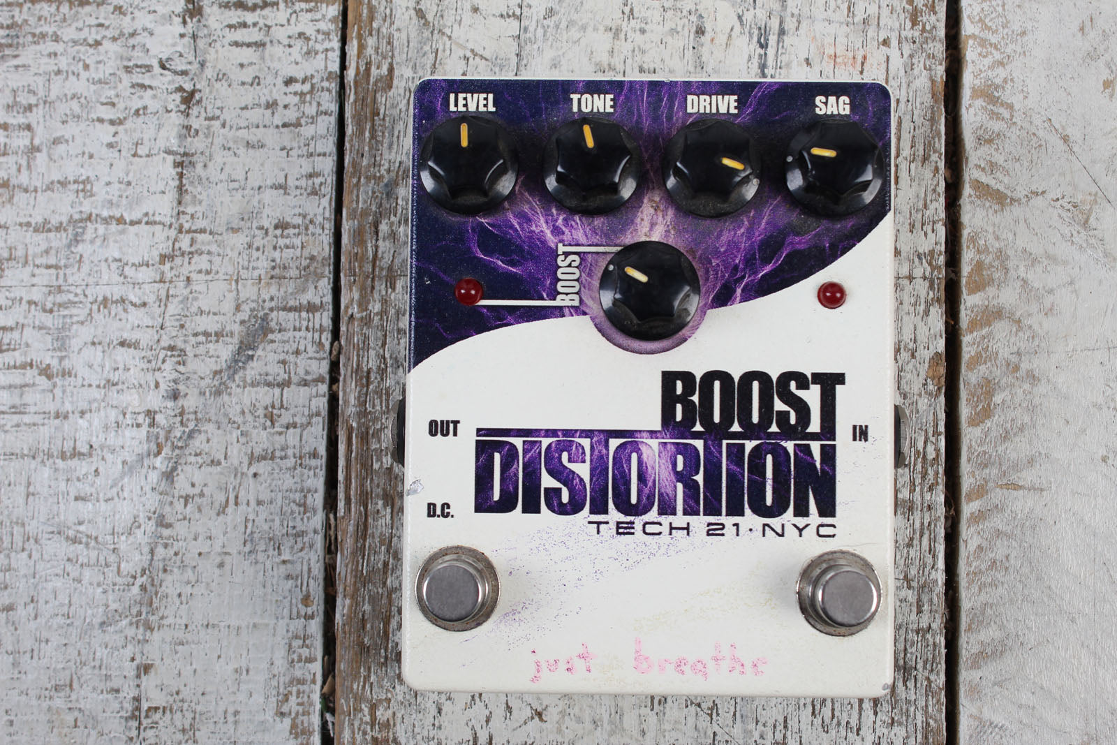 Tech 21 Boost Distortion Pedal Electric Guitar Boost / Distortion Effects Pedal Main image