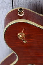 Load image into Gallery viewer, Gretsch Electromatic LTD Flame Okoume Broadkaster Electric Guitar Roundup Orange
