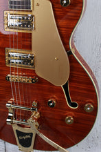 Load image into Gallery viewer, Gretsch Electromatic LTD Flame Okoume Broadkaster Electric Guitar Roundup Orange