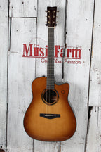 Yamaha TAG3 TransAcoustic Dreadnought Acoustic Electric Guitar Sand Burst w Case