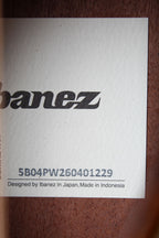 Ibanez AEG70 Left Handed Acoustic Electric Guitar Flame Maple Top Tiger Burst