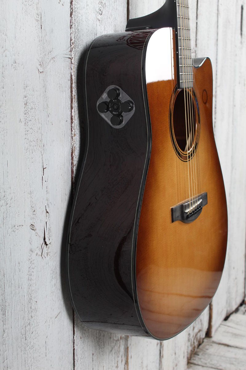 Yamaha TAG3 TransAcoustic Dreadnought Acoustic Electric Guitar Sand Burst w Case