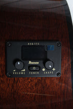 Ibanez AEG70 Left Handed Acoustic Electric Guitar Flame Maple Top Tiger Burst