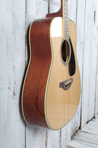 Yamaha FG820 Dreadnought Acoustic Guitar Solid Spruce Top Natural Gloss Finish