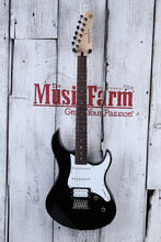 Load image into Gallery viewer, Yamaha PAC112V Double Cut Solid Body Electric Guitar Black Finish