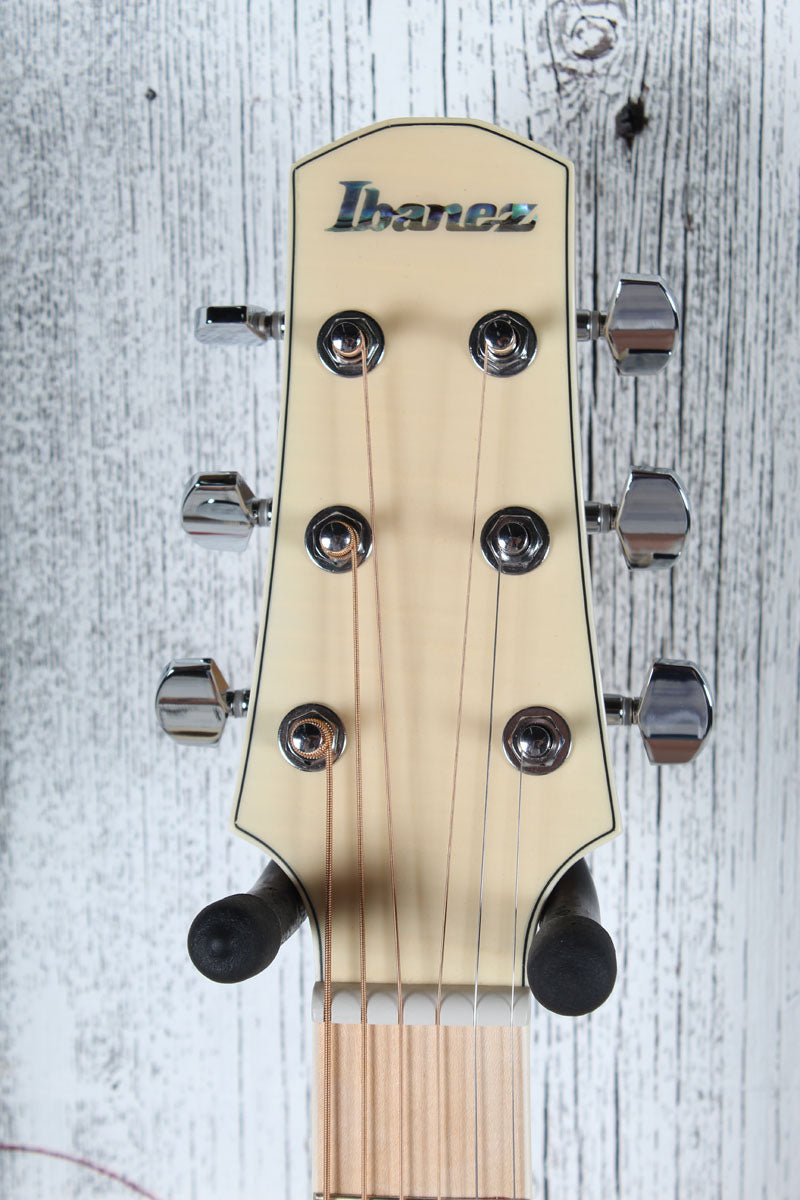 Ibanez AAD77CE Grand Dreadnought Acoustic Electric Guitar Open Pore Antique White