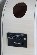 Ibanez AAD77CE Grand Dreadnought Acoustic Electric Guitar Open Pore Antique White