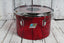Ludwig Vintage 1970s Vistalite Tom Drum Red Vistalite Acrylic 12 Inch Tom Drum